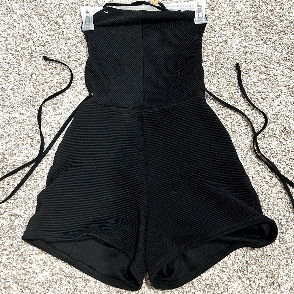 ASOS Criss-cross Black Romper